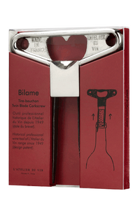 L'Atelier du Vin Bilame Twin Blade Cork Puller (Chrome)
