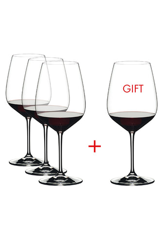 Riedel Extreme Cabernet/Merlot Wine Glassware (Pay 3 Get 4)