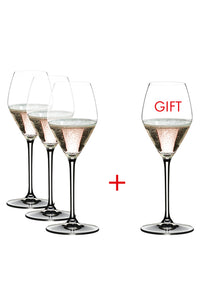 Riedel Extreme Rose/Champagne Wine Glassware (Pay 3 Get 4)